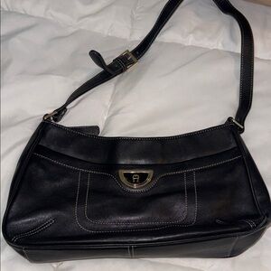 Etienne Aigner Classic Black Shoulder Bag